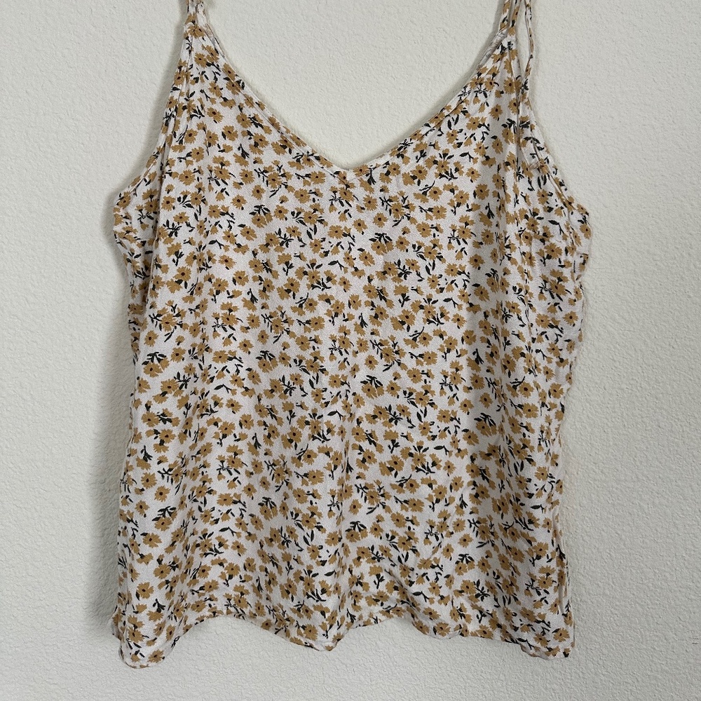 cute floral tank top